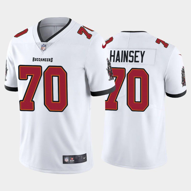 Men Tampa Bay Buccaneers #70 Robert Hainsey Nike White Vapor Limited NFL Jersey